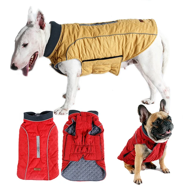XS 3XL Pet Dog Clothes Winter Dog Jacket Water Repellent Reflective