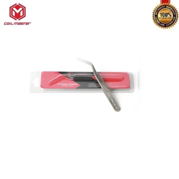 

Original Coil Master Elbow Tweezer Stainless Steel Electronic Cigarette Accessories DIY Tool for RDA RBA RTA Vape Tank Atomizer