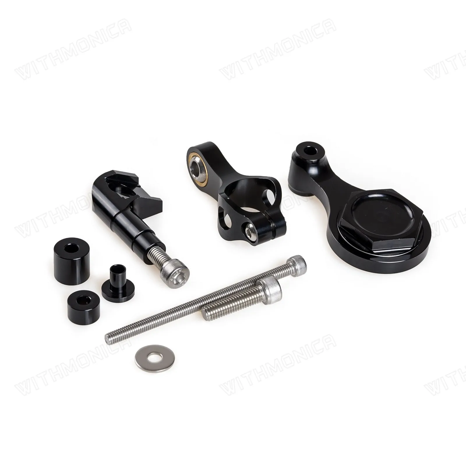 

NICECNC Stabilize Steering Damper Mount Bracket Support Kit For Yamaha YZF-R6 YZFR6 YZF R6 2006-2015 YZF-R1 YZFR1 YZF R1 09-2012