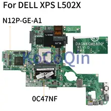 KoCoQin ноутбук материнская плата для Dell XPS L502X HM67 GT525M GT540M материнская плата CN-0C47NF 0C47NF DAGM6CMB8D0 N12P-GE-A1