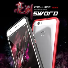 Оригинальный защитный бампер Luphie броня для Huawei NOVA металлический каркас чехол