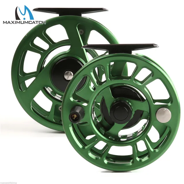 Cheap Maximumcatch NZ 3/4/5/6/7/8wt Green Fly Reel CNC Machine Cut Aluminum Fly Fishing Reel Large Arbor Fishing Reel Cheap Maximumcatch NZ 3/4/5/6/7/8wt Green Fly Reel CNC Machine Cut Aluminum Fly Fishing Reel Large Arbor Fishing Reel