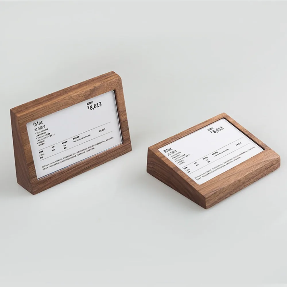 7,5x10 см визитная карточка дисплей акриловая панель деревянный стол меню вывеска держатель стенд цена бумажные бирки этикетка стойка