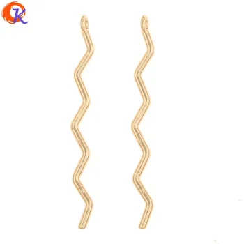 

Cordial Design 100Pcs 4*41MM Jewelry Accessories/DIY Parts/Earrings Making/Wave Stick Shape/Hand Made/Jewelry Findings Component