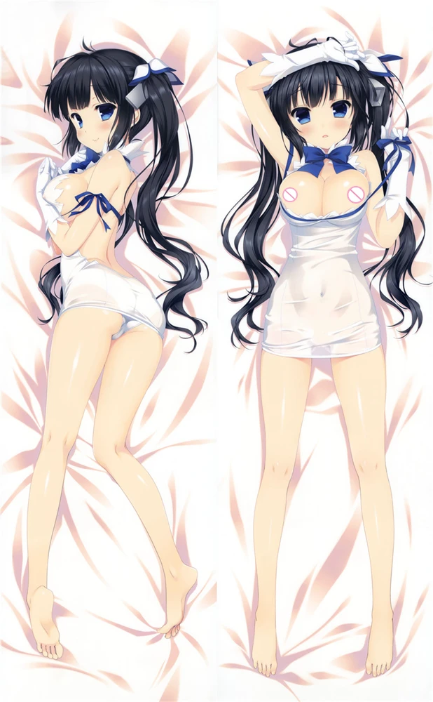 Hestia dungeon аниме сексуальная женская наволочка Dakimakura для тела большого размера