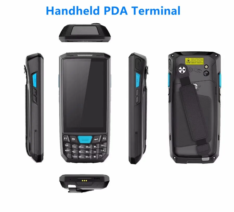 Código de Barras Teclado de Tela Terminal de Dados Android Scanner 2d qr Código Honeywell Newland Ip66 Wifi 4g 4.5 Terminal Nfc 8.1 Pda 1d 2 1d 2d qr código honeywell newland scanner