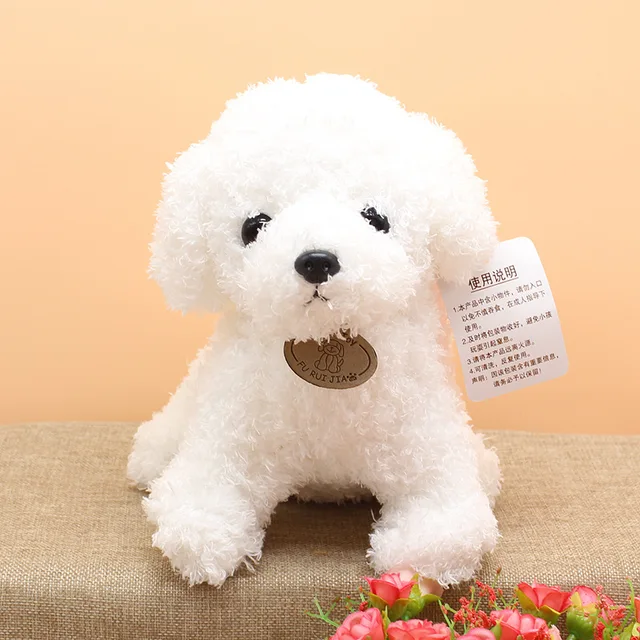 Real Life Teddy Dog Poodle Plush Toys Suffed Animal Doll For Christmas Birthday Gift