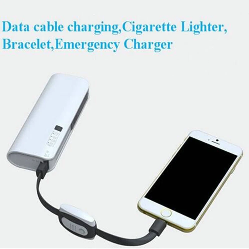Новый многофункциональный браслет для прикуривателя usb кабель передачи данных