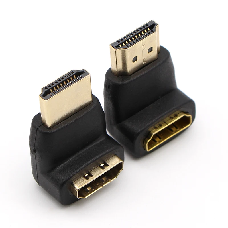 270/90 градусов угол hdmi-кабель, адаптер преобразователей HDMI мужчин и женщин HDMI для 1080P HDTV кабель PC HDMI адаптер