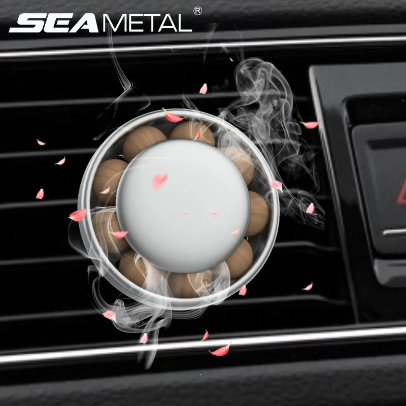 

2019 New Car Air Freshener Auto Outlet Perfume Vent Air Freshener In The Car Air Conditioning Clip Magnet Diffuser Solid Perfume