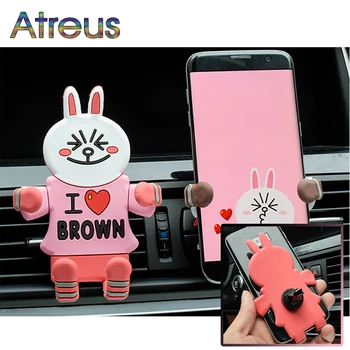 

Atreus Car vents versatile cartoon phone rack for Renault Megane 2 Captur Mitsubishi ASX Suzuki Vitara Jeep Wrangler Peugeot 307