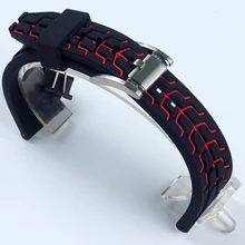 20 мм 22 мм резиновые силиконовые Ремешки для наручных часов для samsung gear S3 Frontier Classic Watch band S2 S3 Ticwatch1 Ticwatch2 watch bracelets