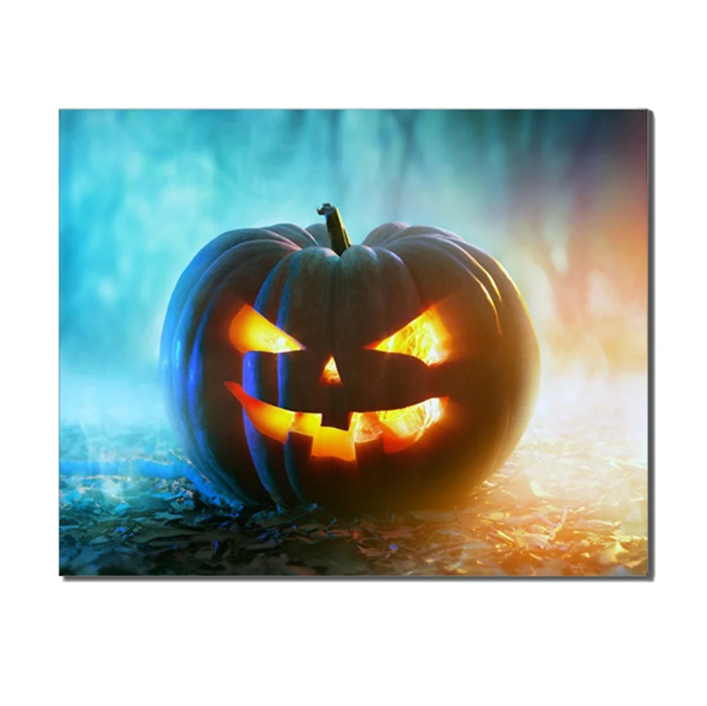 

Halloween Theme Gradient Abstract Canvas Paintings For Home Decoration Mural Wallpaper Modern Art Living Room Bedroom Decor