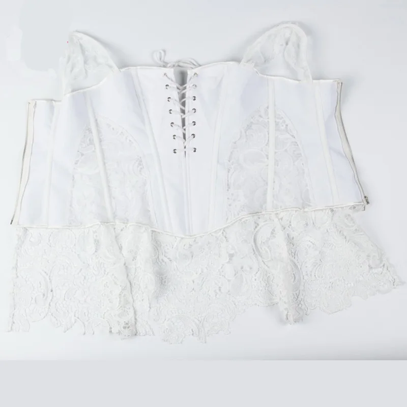 Paisley-Brocade-Floral-Lace-White-Corset-Plus-Size-Victorian-Corsets-And-Bustiers-Sexy-Gothic-Dresses-Wedding (3)