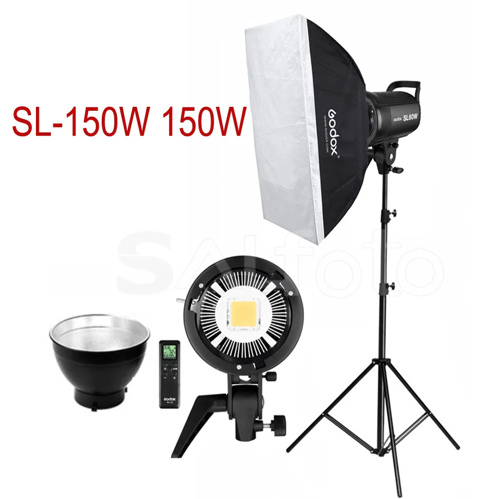 Godox SL-60W SL-100W SL-150W SL-200W светодиодный видео свет 60*90 см софтбокс 2,8 метровая подставка комплект 5600 K SL60W SL100W SL150W SL200W освещение - Цвет: Розовый