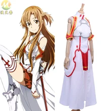 Nueva llegada Anime Cosplay Espada Arte Online Asuna Cosplay Hallowween Trajes para las mujeres el envío Rápido