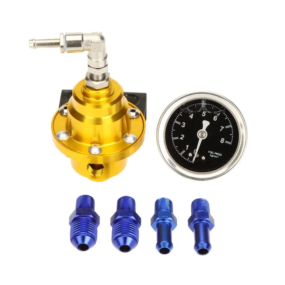 High Performance Car Fuel Pressure Gauge Adjustable Fuel Pressure