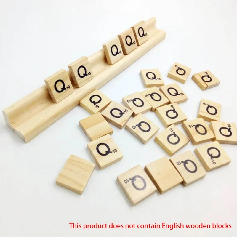 Деревянные алфавит, английский язык буквы кирпичи лобзиковые блоки детские развивающие игрушки