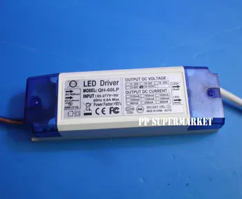 

18-30x3W LED Driver Power Supply 600mA 85-277v for 18pcs-30pcs 3W High Power LED Chip