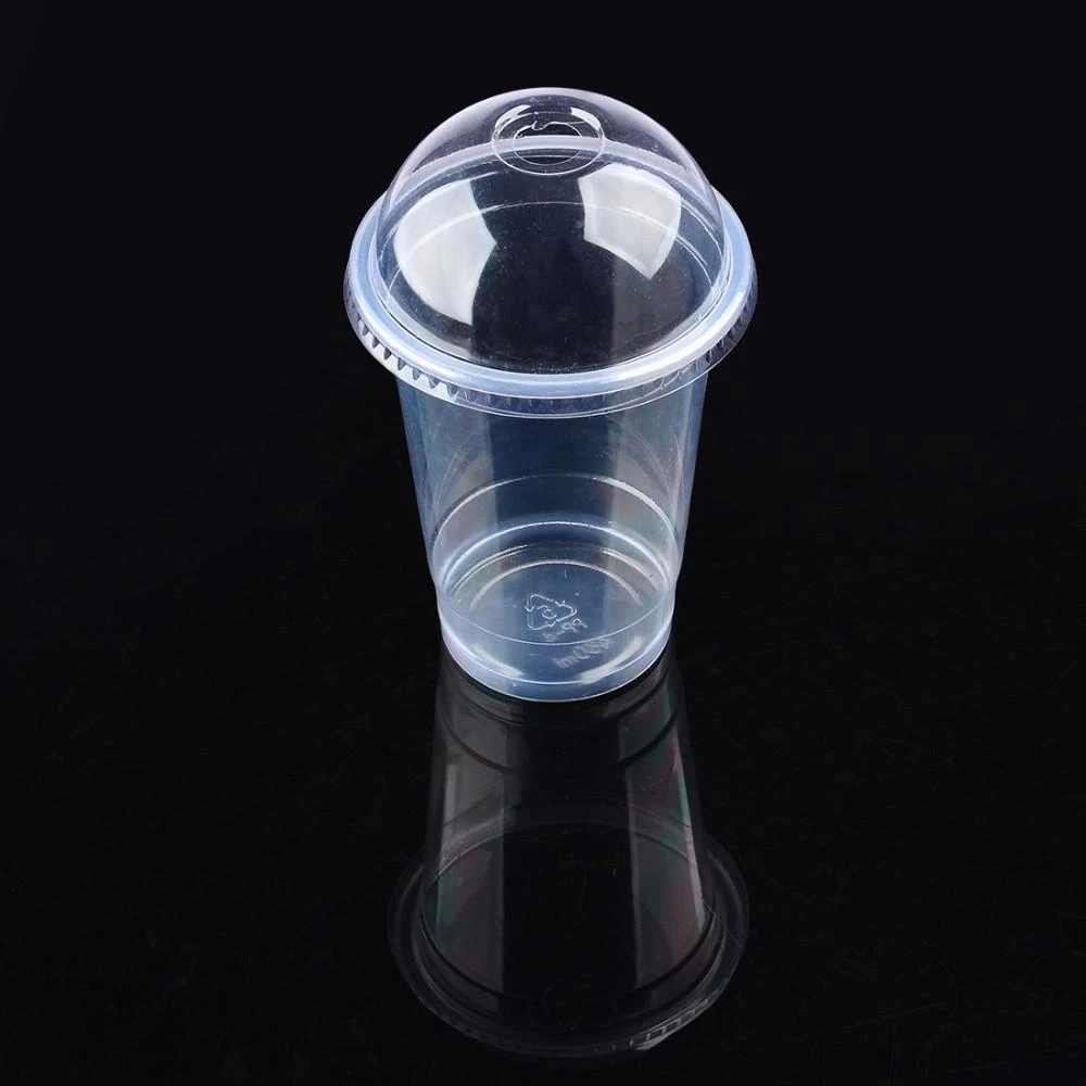 Wholesale 100 Pcs / Set Clear Disposable Plastic Tea Cup Coffee Cups