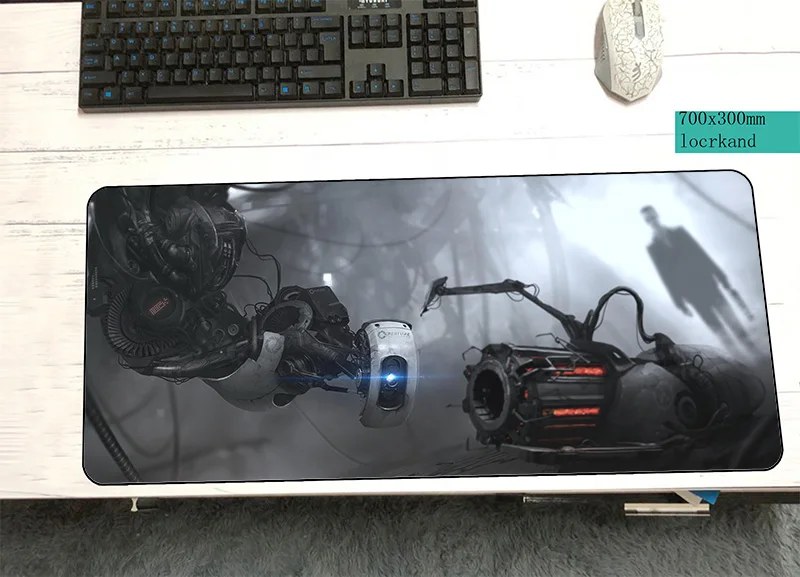 

portal 2 padmouse 700x300x2mm gaming mousepad game Mass pattern mouse pad gamer computer desk Popular mat notbook mousemat pc