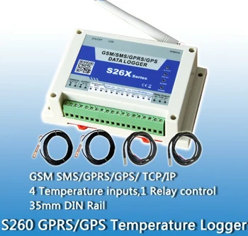 

S260 Temperature Monitoring and Record,Temperature Alarm for Server room.via GPRS/UMTS TCP/IP to download historical data