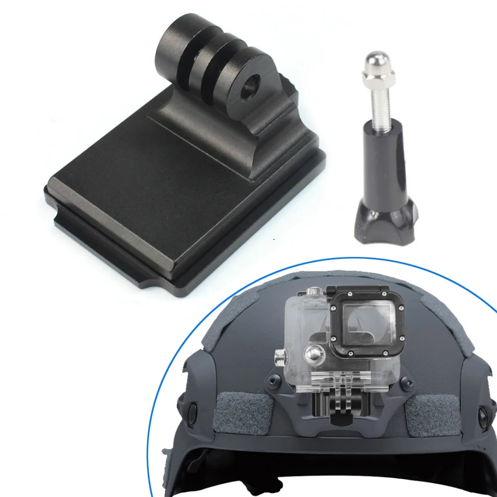 Пластина быстрого крепления из алюминиевого сплава базовые крепления для GoPro Hero Action кронштейн для камеры поддержка для тактического шлема
