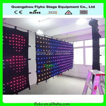 

Cheap price led video curtain festival necessary