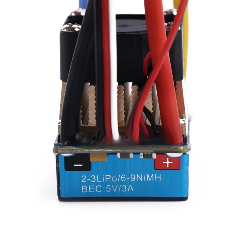 

Waterproof Brushed 60A ESC W/ Fan 5V 3A BEC T-Plug For 1/10 RC Car ESC Spare New