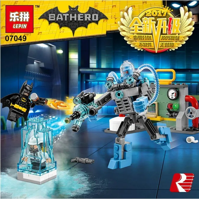 

Lepin Super Heroes Batman 07049 Mr. Freeze Ice Attack DIY Model Building Kit Blocks Gifts Movie bricks toys for children