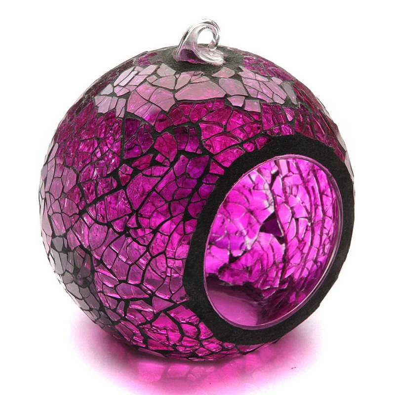 Purple Color Hanging Lantern Mosaic Tealight Candle Holders Purple Color Hanging Lantern Mosaic Tealight Candle Holders For Wedding Centre Party Home Decor In From Garden