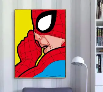 

N-305 Super Hero Private life pop art hand painted Pop Culture on canvas Decoration Home Decorl Pictures no framed