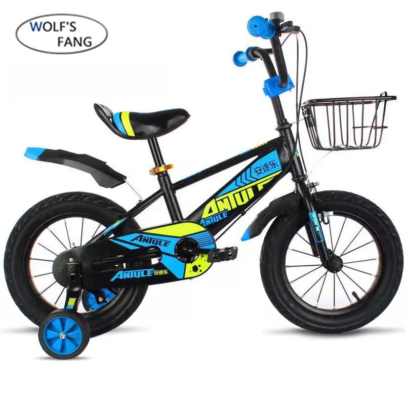 Lobo es fang niño bicicleta ciclismo chico bicicleta con Seguridad Protección de acero 14/16/18 pulgadas bicicletas para niños, niño, envío gratis