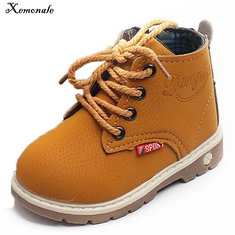 Xemonale Spring Autumn Boys Girls Boots Kids Shoes Children Boys Girls