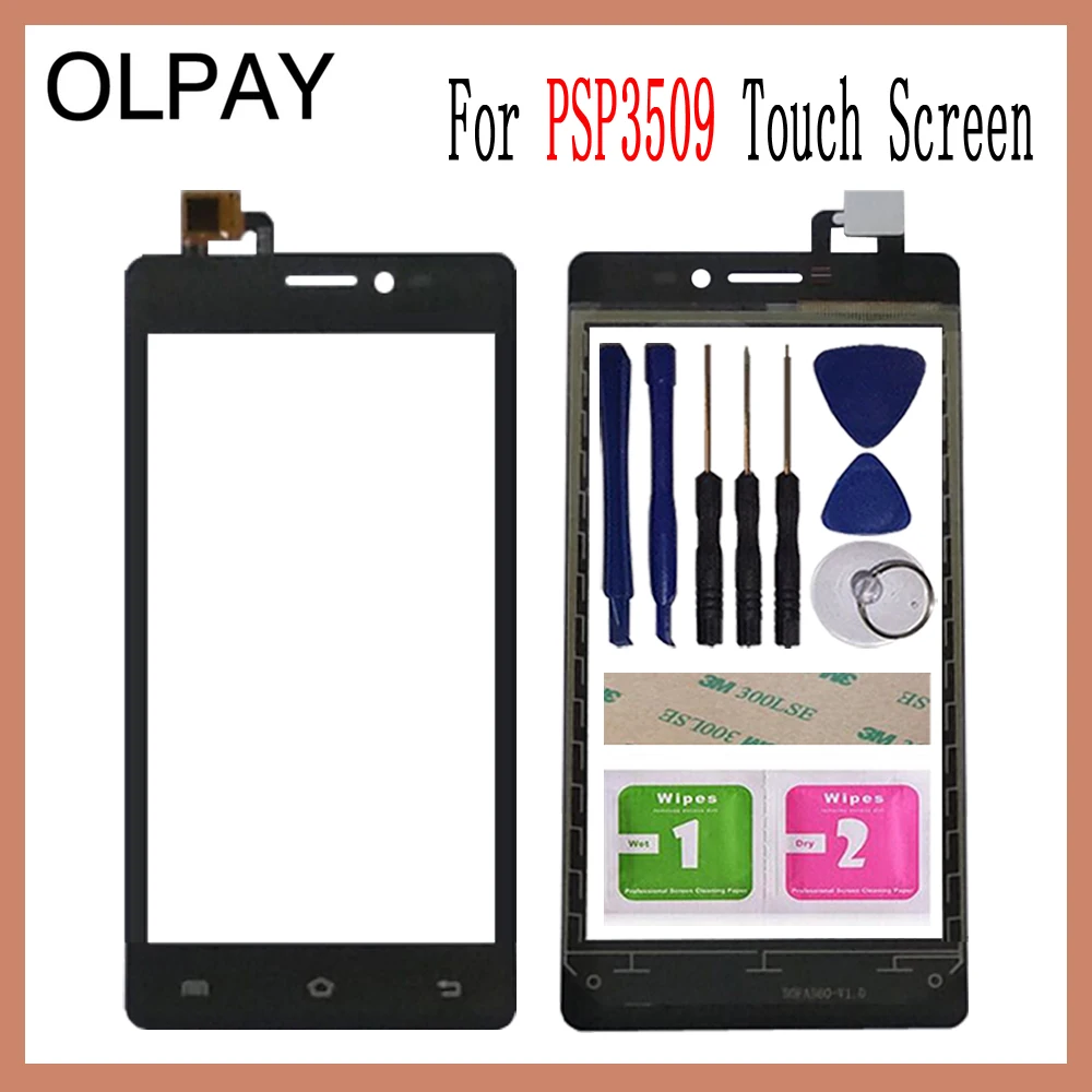 

OLPAY 5.0'' Mobile Touch Screen Digitizer For Prestigio Wize E3 PSP3509Duo PSP3509 PSP 3509 DUO Touch Glass Sensor Tools