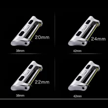 Ремешок для часов с адаптером для Apple Watch 4 44 мм/40 мм iwatch 3 ремешок 42 мм/38 мм бесшовный алюминиевый ремешок для часов аксессуары для часов