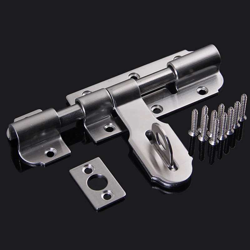 High Quality 24PCS/LOT Stainless Steel Door Bolts Lock Home Office