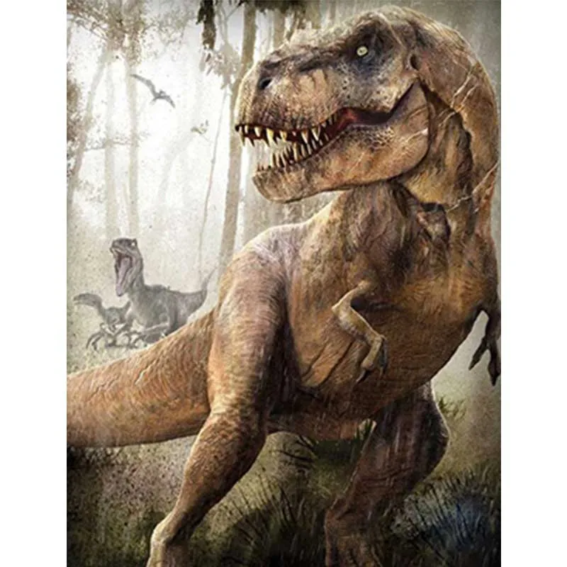 

5D DIY Diamond Painting Full Square/Round Drill "dinosaur" Diamond Embroidery Cross Stitch 5D diamond painting accessories A55