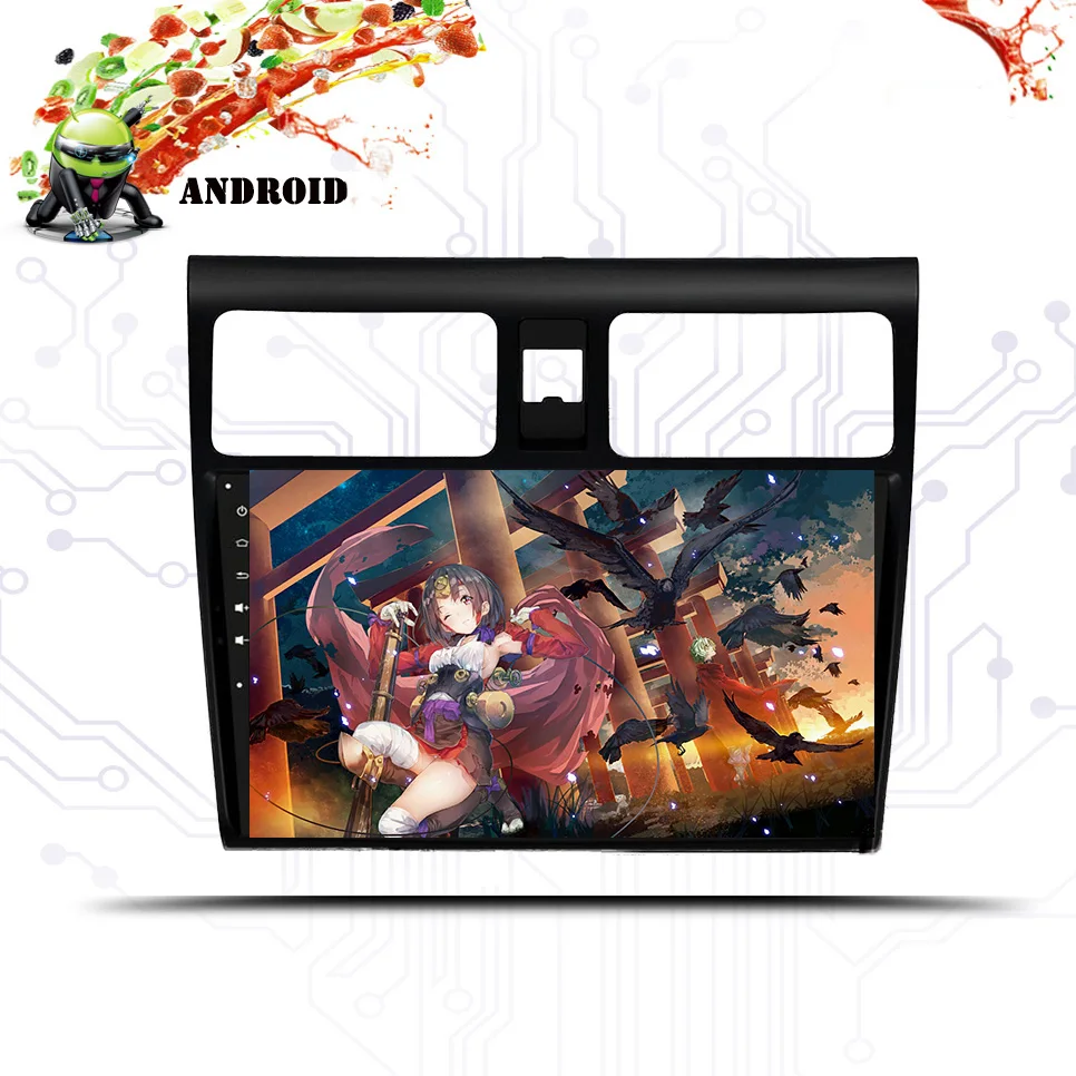 Excellent 10.1 inch Android 9.1 full touch screen car multimedia system for Suzuki Swift 2004-2010 car gps radio navigation tape recorder 5