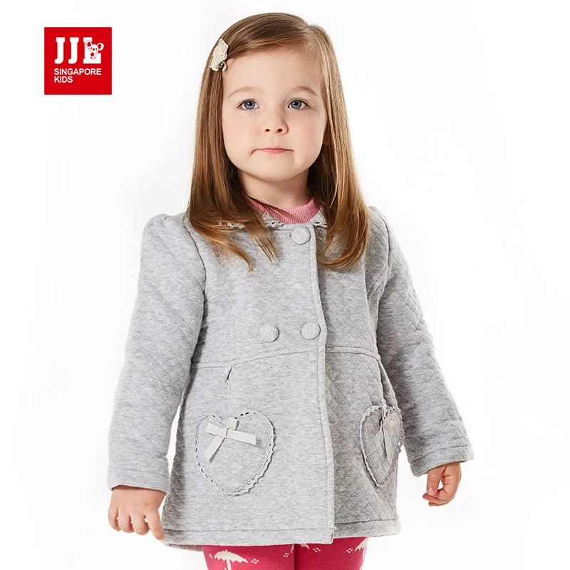 baby girls winter coat baby jacket sweet kids trench coat baby