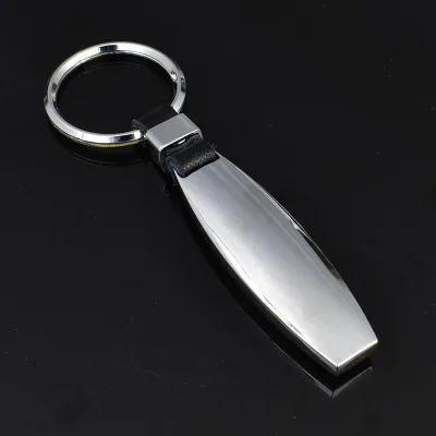 

1X Metal Water Droplets Car Key Ring Leather Key Chain Keychain for VW Audi RS