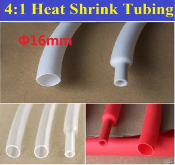 

16.0mm 5/8"Adhesive Lined 4:1 Heat Shrink Tubing Dual-wall Waterproof Insulation Sleeving Brand New Free Shipping - 2 Meters