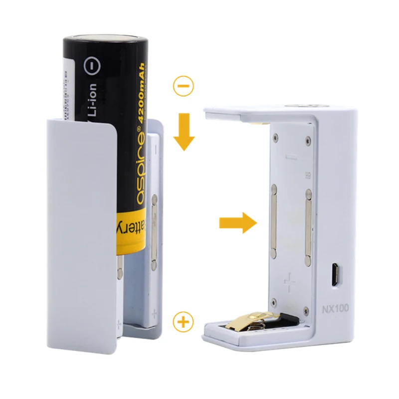 Electronic Cigarette Mod Original Aspire NX100 Mod 75W100W TC Box Mod NX 100W Powered by 18650 Battery 01 (4)