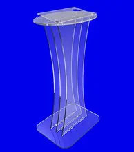 Fixture Displays Clear crystal Acrylic Lucite Podium Pulpit Lectern