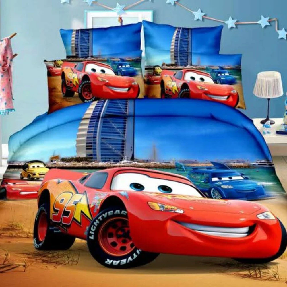 Комплект постельного белья Disney Mc с изображением королевы автомобилей