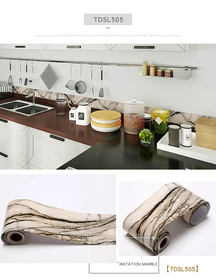 Saim домашний стикер s 10 м DIY обои для кухни шкаф для одежды шкаф настольная мебель Декор стены линия талии