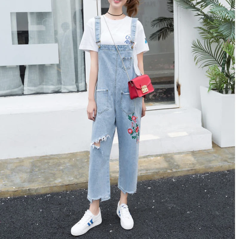 boyfriend denim overalls