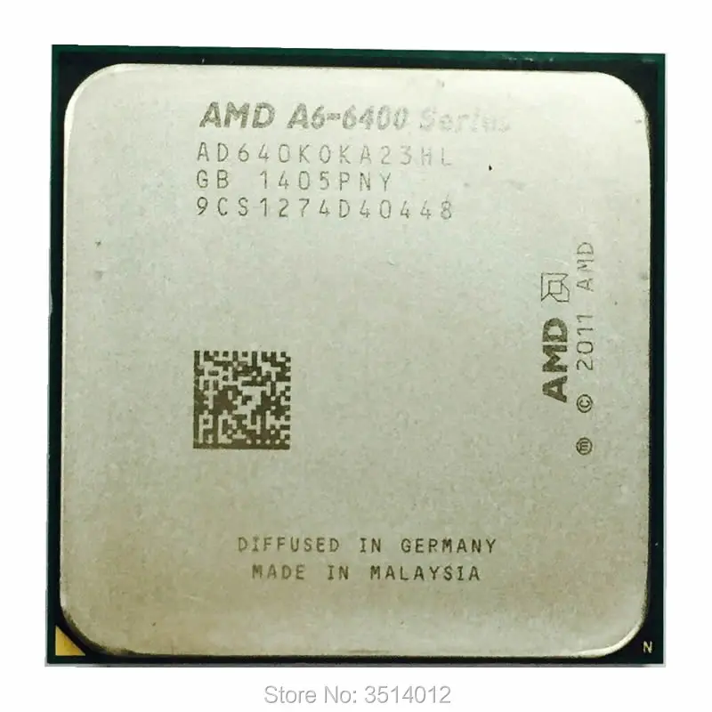 Двухъядерный процессор AMD с разъемами FM2 6400 A6 6400K 6400B 3 9G 65 Вт AD640KOKA23HL AD640BOKA23HL |