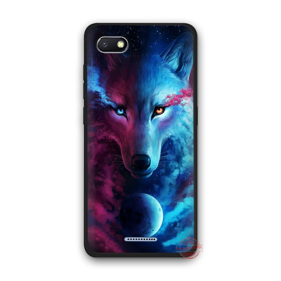 7 WEBBEDEPP волк коллаж искусство мягкий чехол для телефона для Redmi Note 8 7 6 5 Pro 4A 5A 6A 4X5 Plus S2 Go чехол s - Цвет: 7