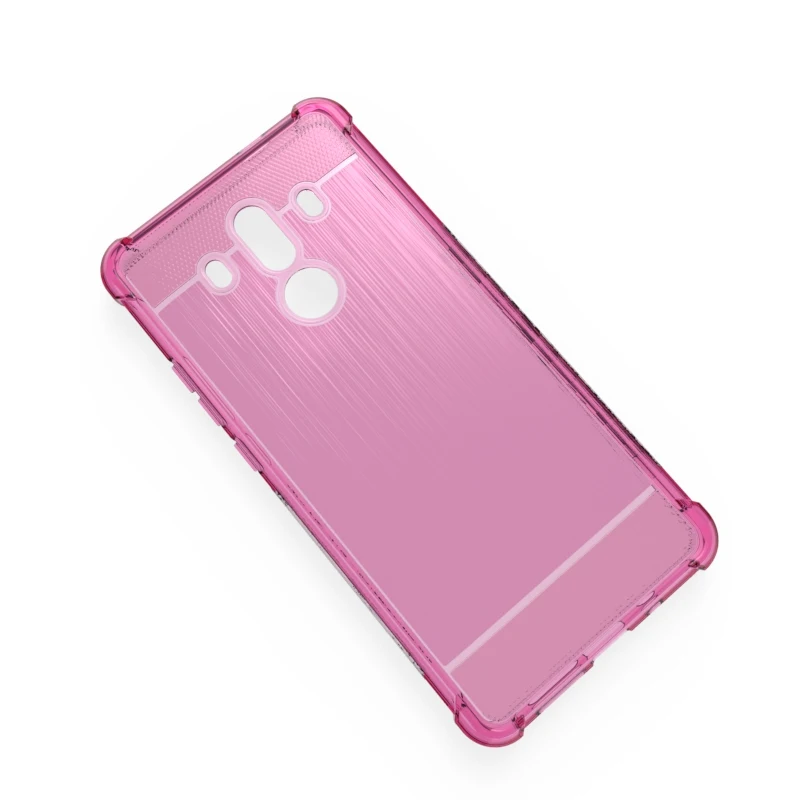 pink Бренд gligle антидетонационных Smart силиконовый чехол для Huawei Коврики 10 Pro Чехол аксессуары чехол - Цвет: pink
